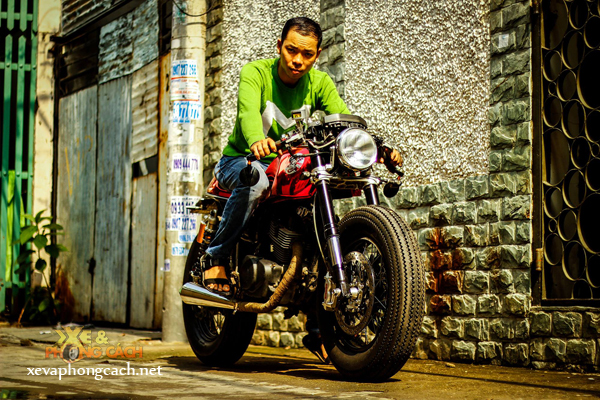 Honda CB 125T mạ chrome với phong cách Cafe Racer cực chất tại Sài Thành