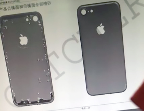 Apple lộ ảnh mặt sau của iPhone 7 camera lớn