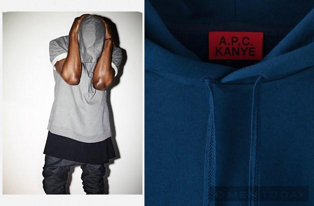 Phong cách thời trang nam A.P.C kết hợp cùng rapper Kanye West cá tính