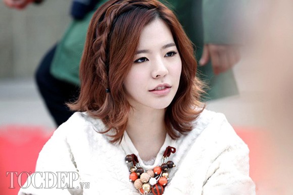12 kiểu tóc tết mái Hàn Quốc cho bạn gái tuổi teen điệu đà
