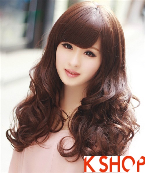 Kiểu tóc xoăn phong cách Hàn Quốc cho cô nàng thanh lịch