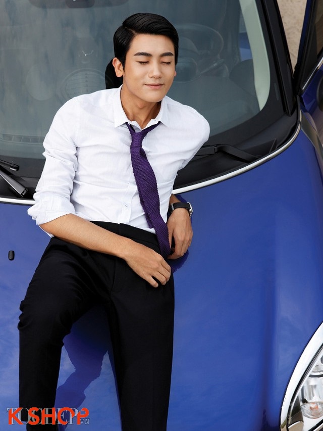 Tóc nam ngôi lệch chải mượt như diễn viên Hàn Quốc Park Hyung Sik