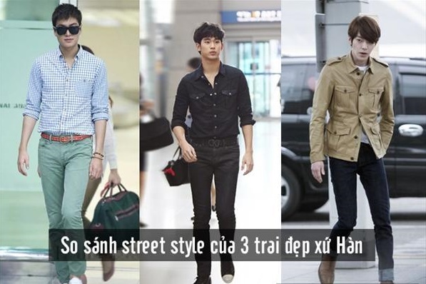 Phong cách đường phố của 3 trai đẹp xứ Hàn