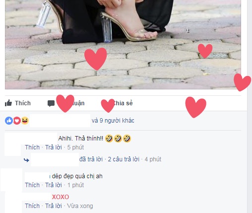 Facebook bắn tim khi gõ “XOXO” hoặc “HALI”