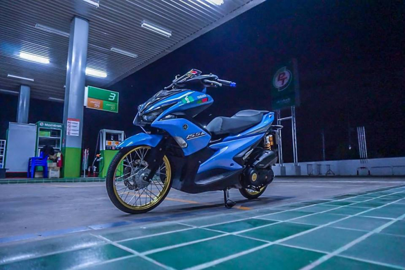 NVX 155 độ phong cách Drag chất ‘ ngất ngây ’ của biker Thailand