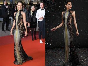 Vũ Ngọc Anh bị tố nói dối mặc váy 1 tỷ tại LHP Cannes